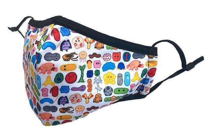 Giant Microbes Art Face Mask - Guzzgoggs