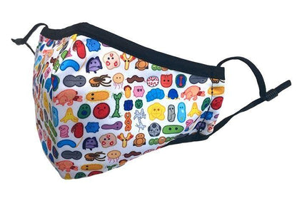 Giant Microbes Art Face Mask - Guzzgoggs
