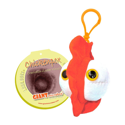 Giant Microbes Chickenpox Keyring - Guzzgoggs