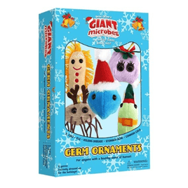 Giant Microbes Christmas Germ Themed Box Set - Guzzgoggs
