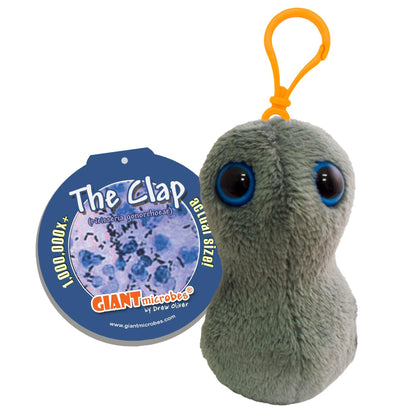 Giant Microbes Clap Gonorrhoea Keyring - Guzzgoggs
