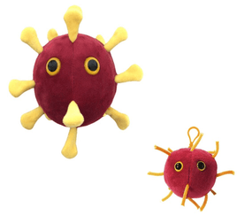 Giant Microbes Coronavirus Covid - 19 Pack (Original and Keyring) - Guzzgoggs