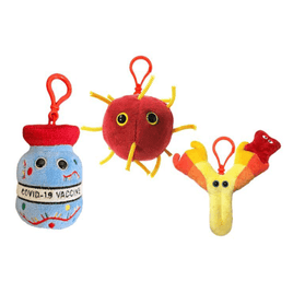 Giant Microbes COVID - 19 Vaccine 3 Pack - Guzzgoggs