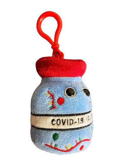 Giant Microbes COVID - 19 Vaccine Keyring - Guzzgoggs