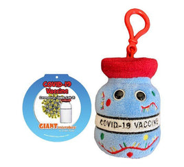 Giant Microbes COVID - 19 Vaccine Keyring - Guzzgoggs