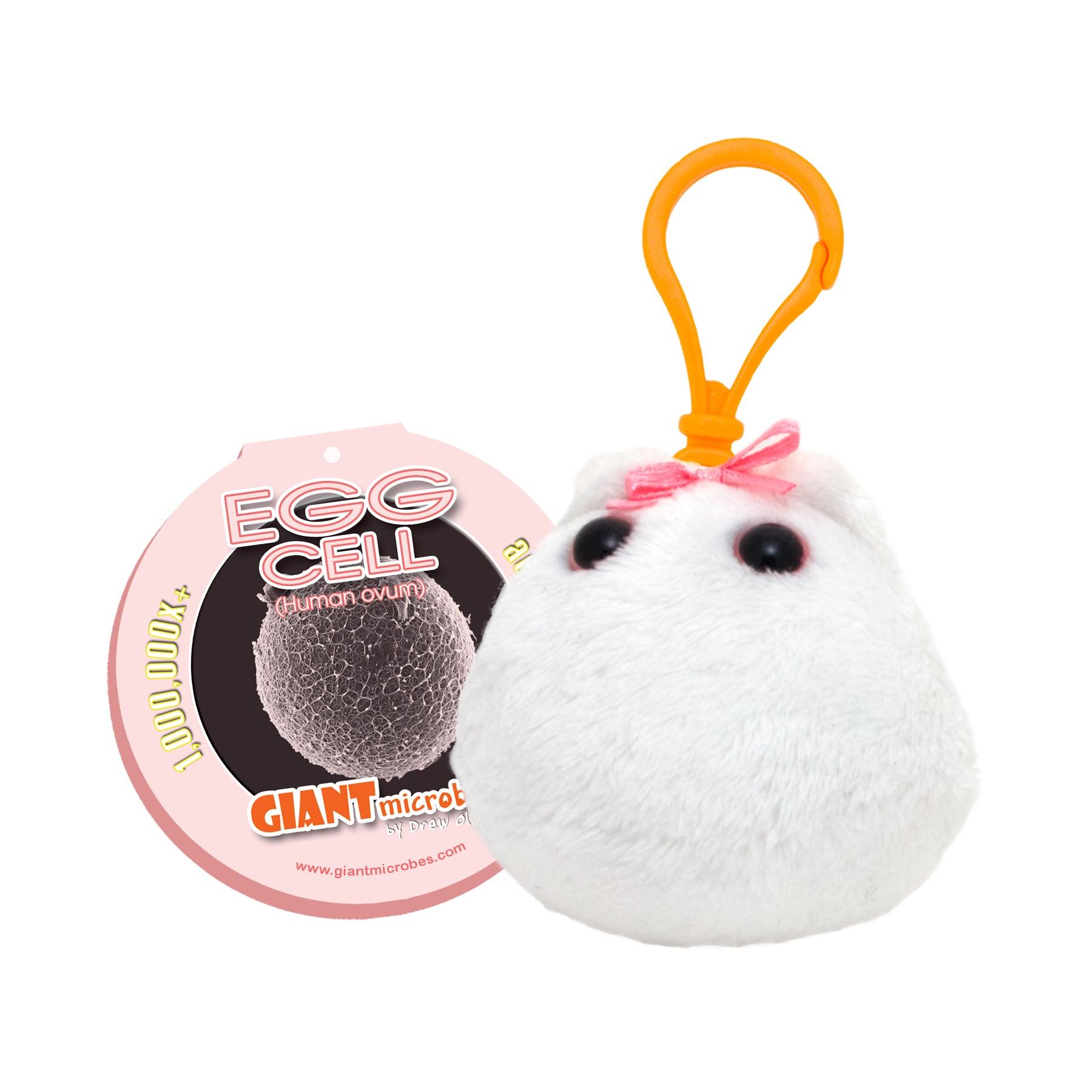 Giant Microbes Egg Cell Human Ovum Keyring - Guzzgoggs