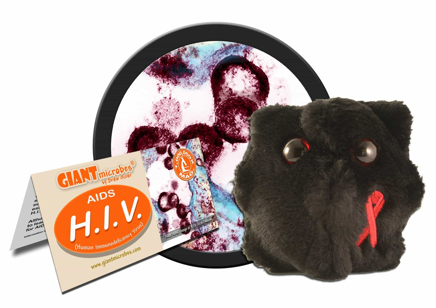 Giant Microbes HIV Human Immunodeficiency Virus - Guzzgoggs