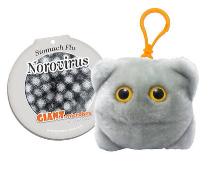 Giant Microbes Norovirus Keyring - Guzzgoggs