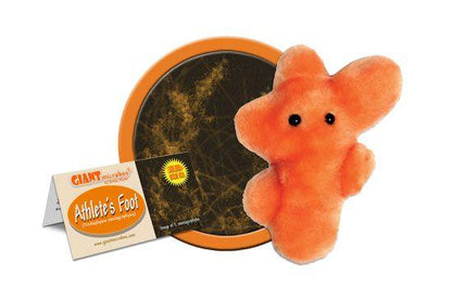 Giant Microbes Original Athletes Foot Plush Educational Toy - Guzzgoggs