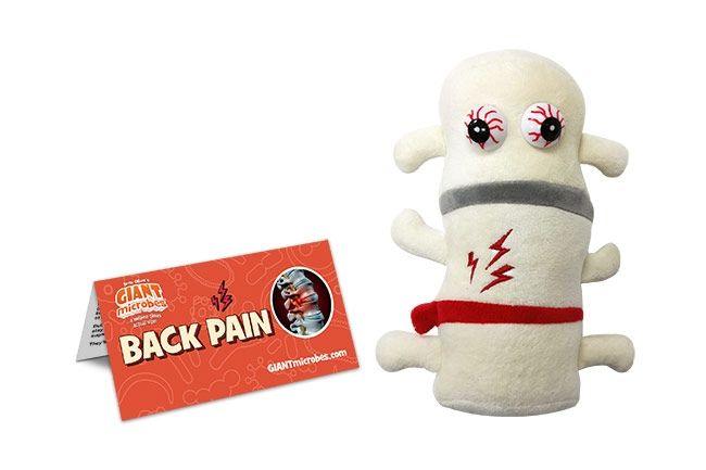Giant Microbes Original Back Pain Back Ache - Guzzgoggs