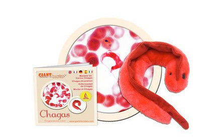 Giant Microbes Original Chagas (Trypanosoma Cruzi) Plush Educational Toy - Guzzgoggs