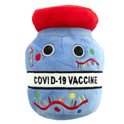 Giant Microbes Original COVID - 19 Vaccine Plush Educational Toy - Guzzgoggs
