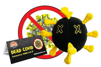 Giant Microbes Original Dead COVID (SARS - CoV - 2) Plush Educational Toy - Guzzgoggs