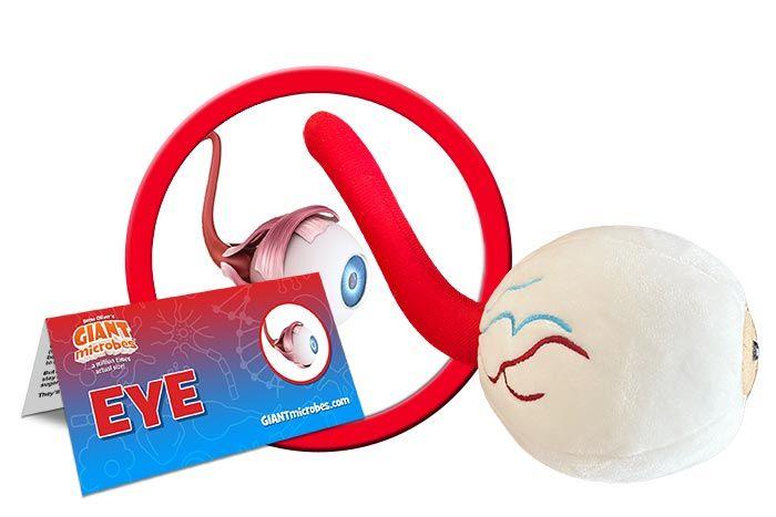 Giant Microbes Original Eye Plush Educational Toy - Guzzgoggs