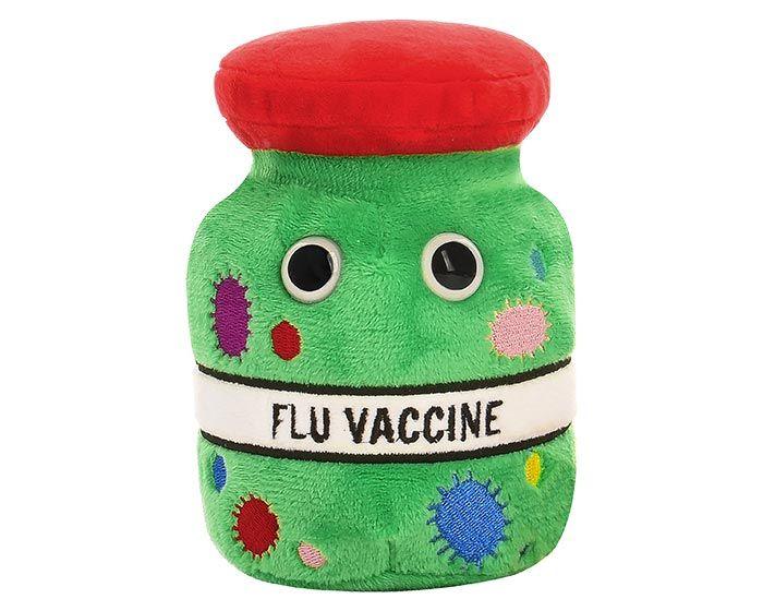 Giant Microbes Original Flu Vaccine Plush Educational Toy - Guzzgoggs
