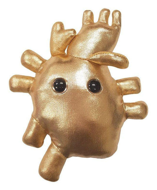 Giant Microbes Original Heart of Gold Plush Educational Toy - Guzzgoggs