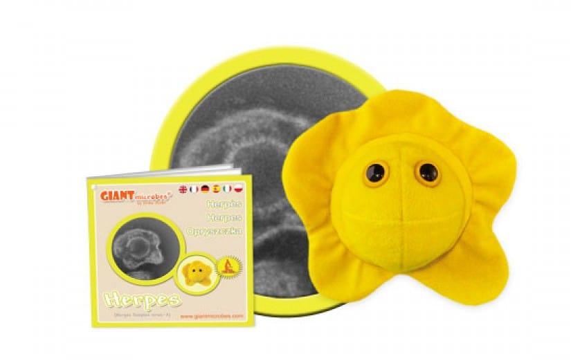 Giant Microbes Original Herpes (Herpes Simplex Virus 2) - Guzzgoggs