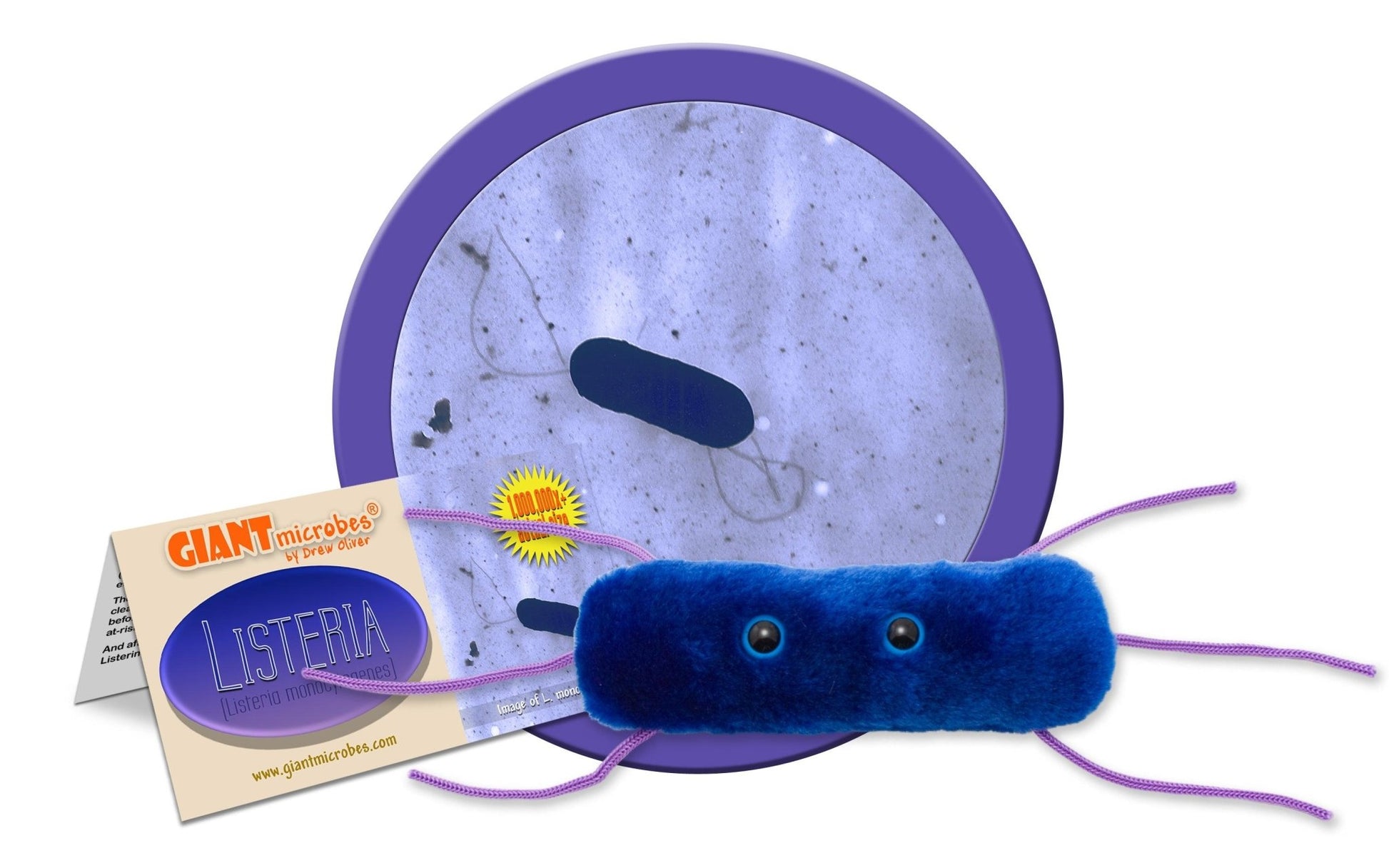 Giant Microbes Original Listeria - Guzzgoggs