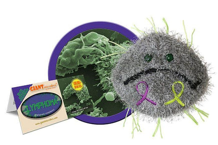 Giant Microbes Original Lymphoma Cancer Plush Educational Toy - Guzzgoggs