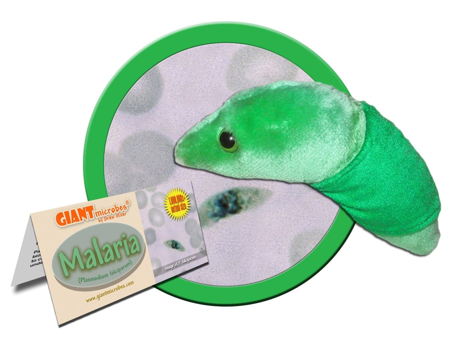 Giant Microbes Original Malaria Plush Educational Toy - Guzzgoggs