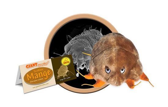 Giant Microbes Original Mange Plush Educational Toy - Guzzgoggs