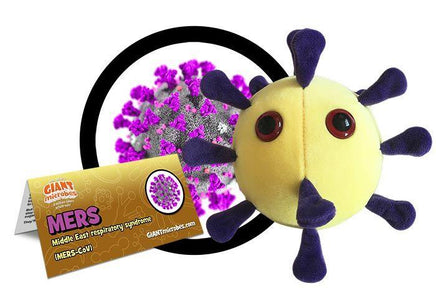 Giant Microbes Original MERS Middle East Respiratory Syndrome Plush Educational Toy - Guzzgoggs