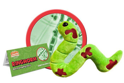 Giant Microbes Original Ringworm Plush Educational Toy - Guzzgoggs