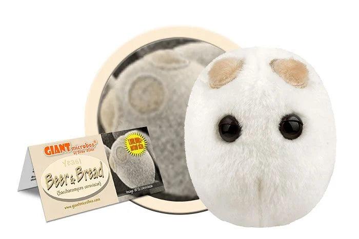 Giant Microbes Original Yeast (Saccharomyces Cerevisiae) Plush Educational Toy - Guzzgoggs