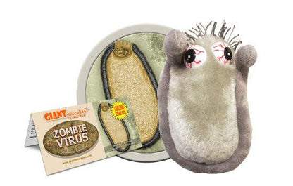 Giant Microbes Original Zombie Virus Plush Educational Toy - Guzzgoggs
