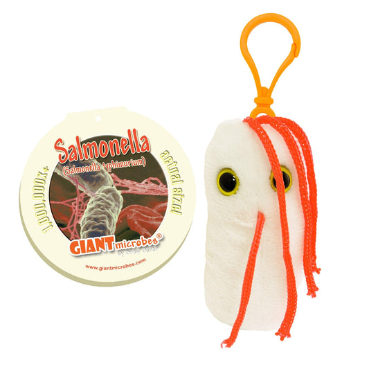 Giant Microbes Salmonella Keyring - Guzzgoggs