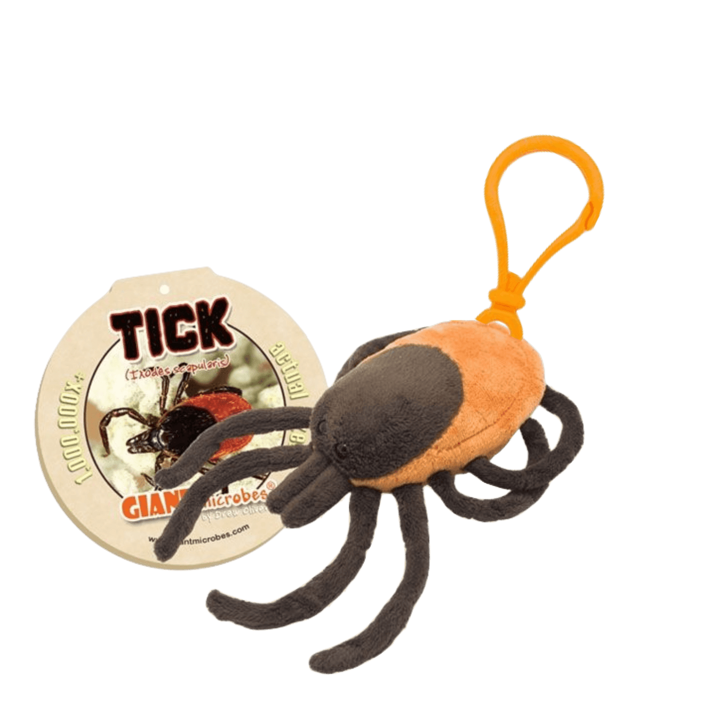 Giant Microbes Tick Keyring - Guzzgoggs